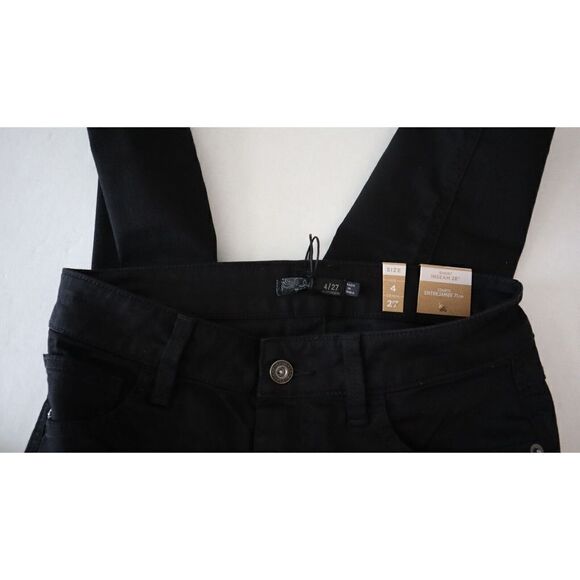 prAna W4318SH25 Women’s Sz 4 Black Out Oday Jean - Short Inseam 28" Pants $89 - Picture 3 of 11